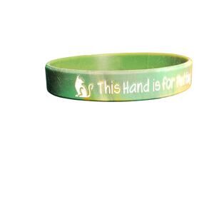 Camouflage Cat Petting Silicone Bracelet - Fun Wristband